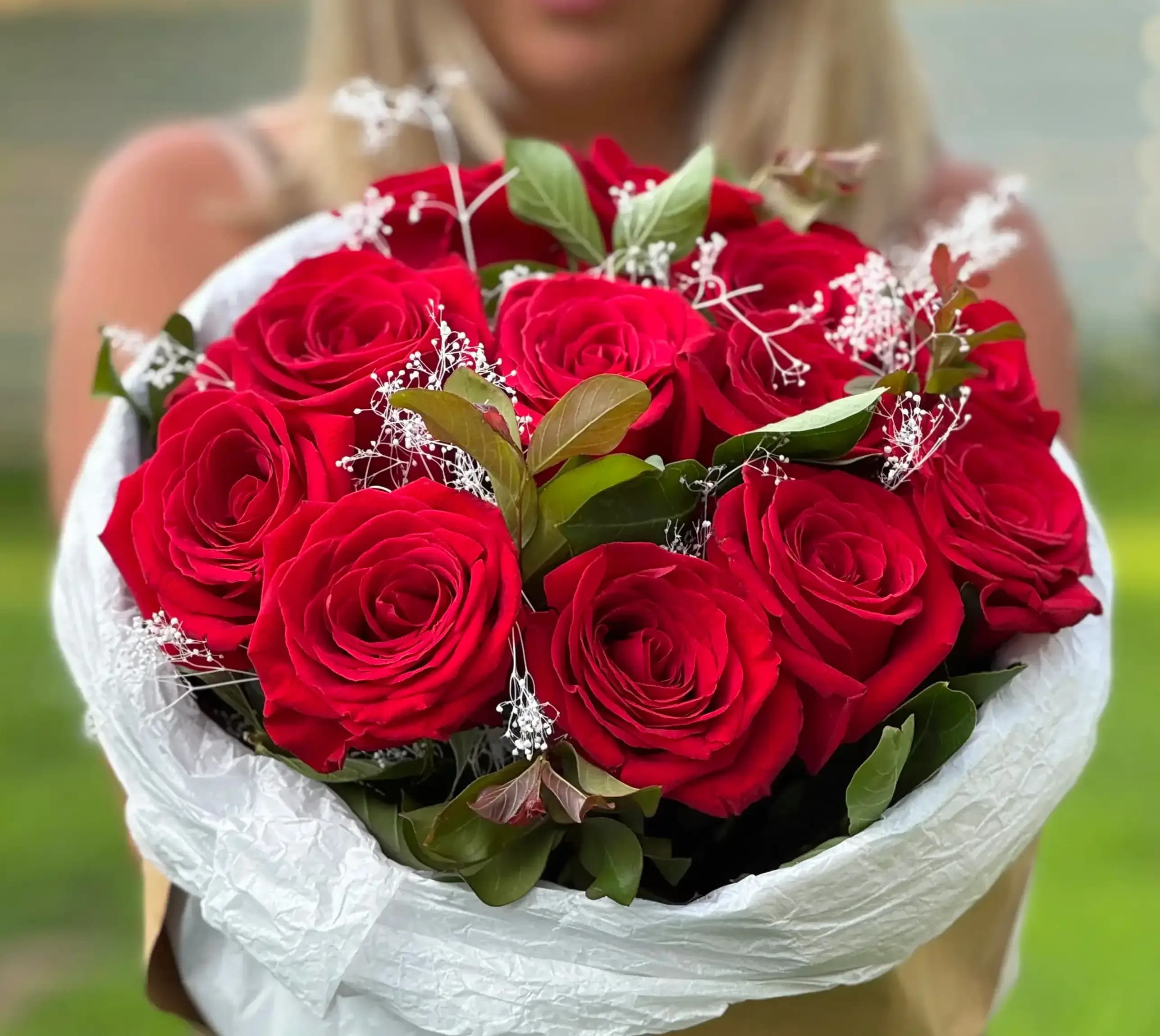 Timeless Red Rose Bouquet