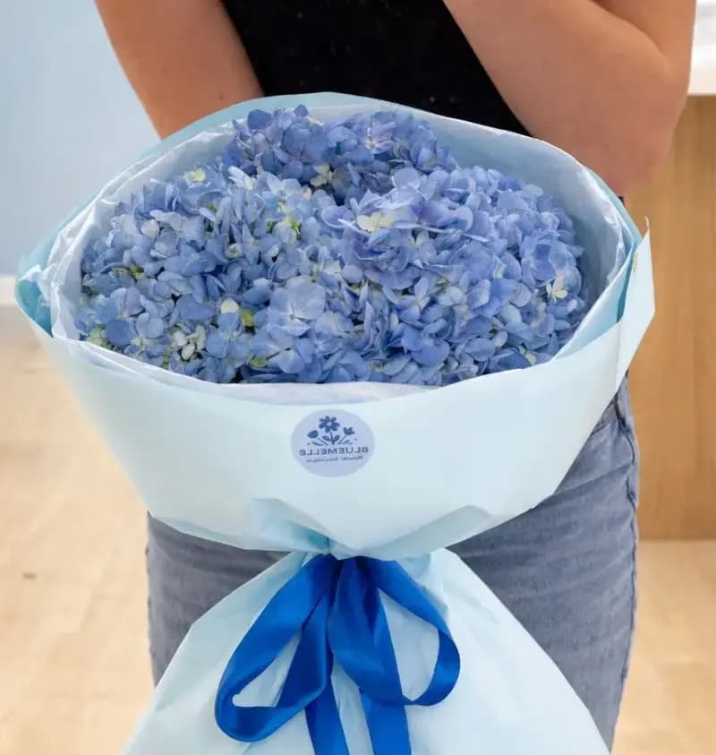 Blue Hydrangea Cloud Bouquet
