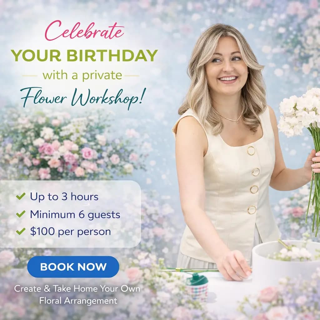 Birthday Flower Workshop Experience