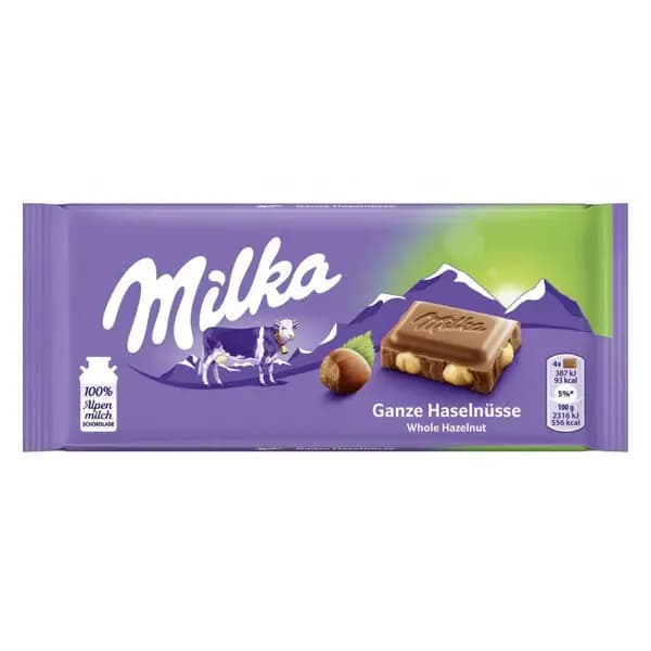 Milka Whole-nut Hazelnut