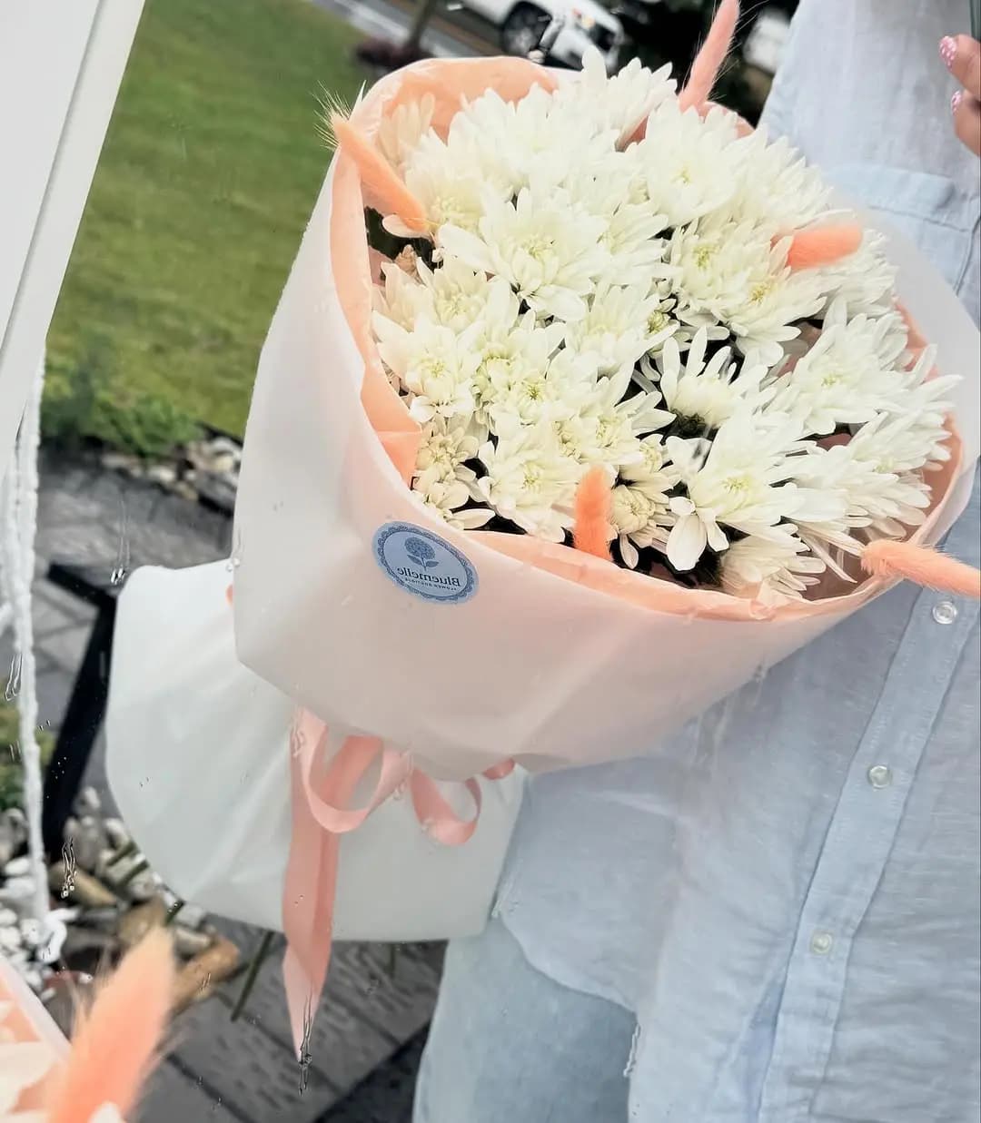 White Chrysanthemums
